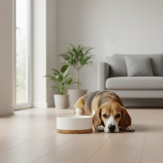 Designová keramická miska Vuku Single Buffet - White